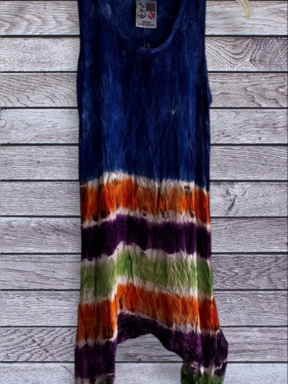 NWT India Boutique tie dyed tank size large